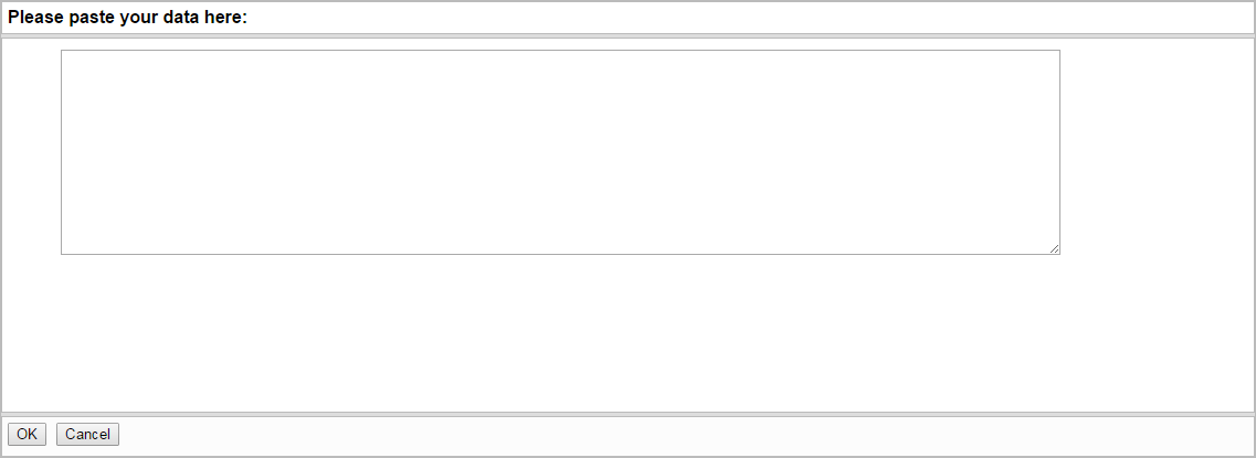 Paste Workflow from Clipboard dialog (Google Chrome).
