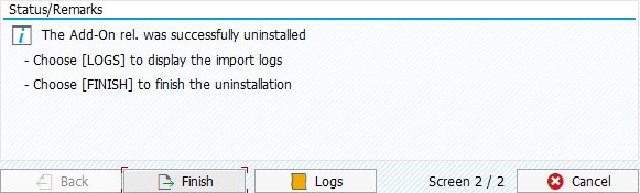 Status/Remarks section.