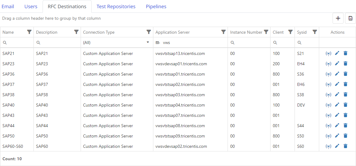 Searching the Data Grid.