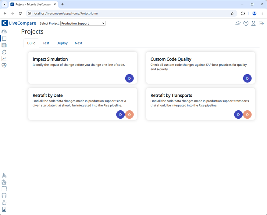 Production Support project.