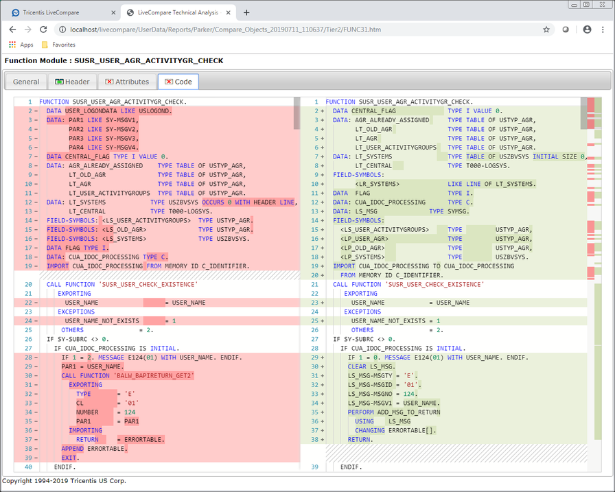 Code Display.
