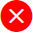 Service status error icon.