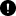 Warning icon.
