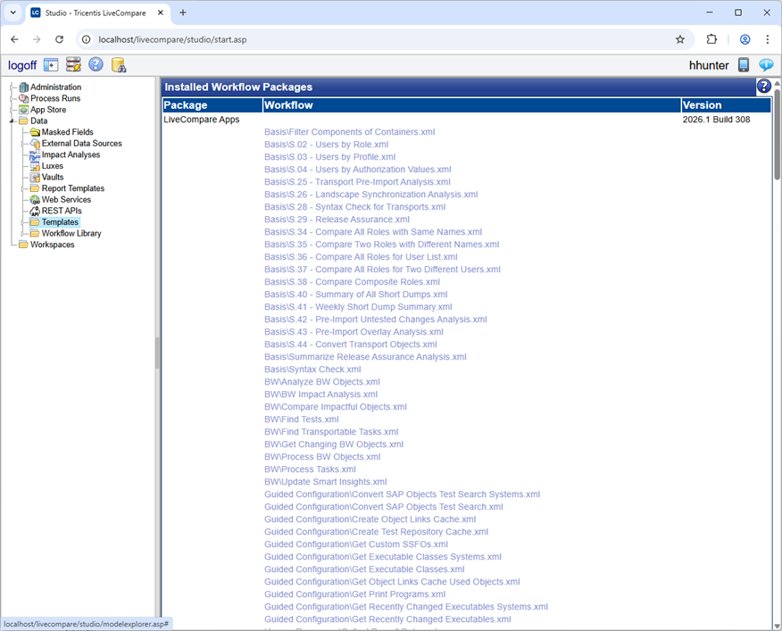 Templates folder.