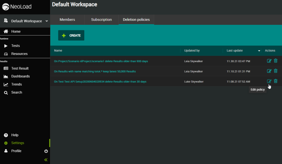 NLW-DeletionPolicy-Edit-Tester
