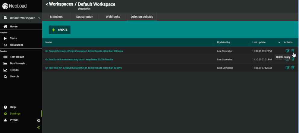 NLW-DeletionPolicy-Delete