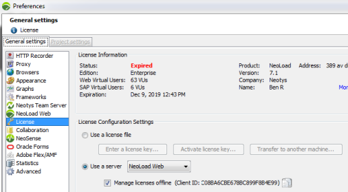 NLW-LeaseLience-ClientIDNeoload