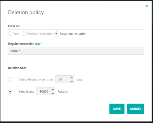 NLW-DeletionPolicyScreenFilter_RegEx-Tester