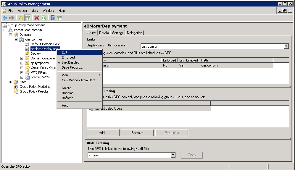 Silent Install Desktop Explorer with MSI package