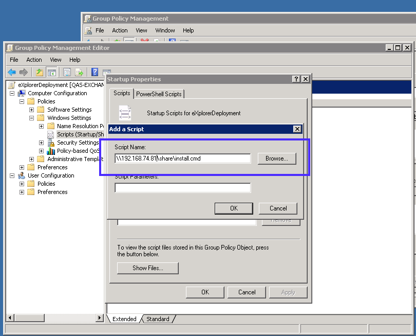 Silent Install Desktop Explorer with MSI package
