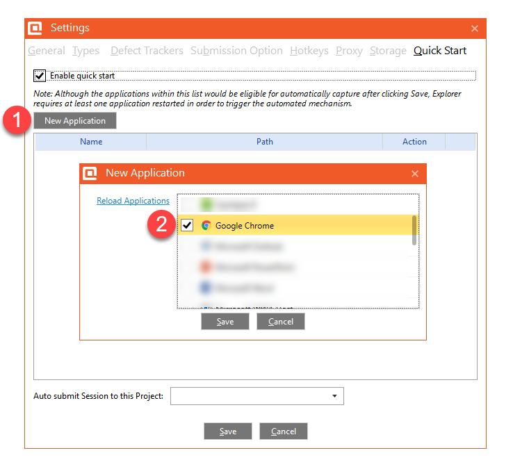 Desktop Explorer Settings