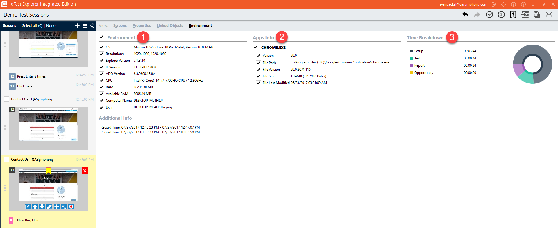 Edit a Recorded Desktop Explorer Session